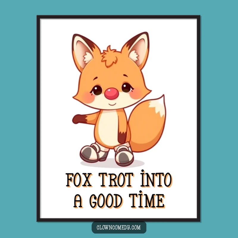 Free Printable Fox Clown Wall Art: Funny Downloadable Decor for a Quirky Home